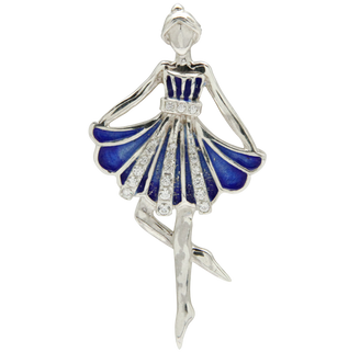 Ballerina Pendant/ Brooch