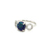 Black Moon Opal and Diamond Ring