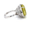 Lemon Quartz Spiral Ring