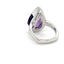 Amethyst Pear Cocktail Ring